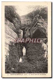 Old Postcard Mont Sainte Odile The Cave Of Lady of Lourdes