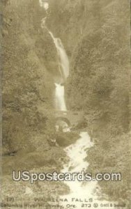 Real Photo Waukeena Falls - Columbia River Highway, Oregon