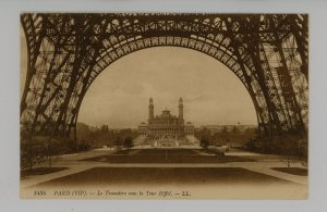 France - Paris. Under the Eiffel Tower, The Trocadero in Background