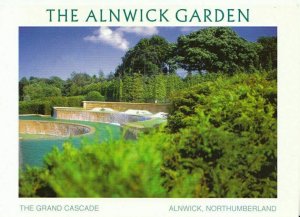 Northumberland Postcard -  The Alnwick Garden - The Grand Cascade - Ref TZ2759