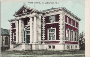Public Library St Catharines Ontario ON Unused Phillips Wrinch Postcard H37