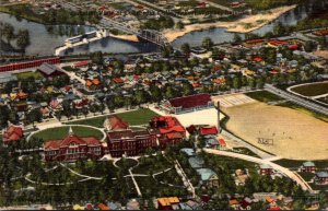 Indian Fort Wayne Aerial View Concordia College Curteich