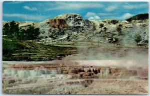 Postcard - Opal Terraces, Yellowstone Nat'l Park, Mammoth Hot Springs, Wyoming