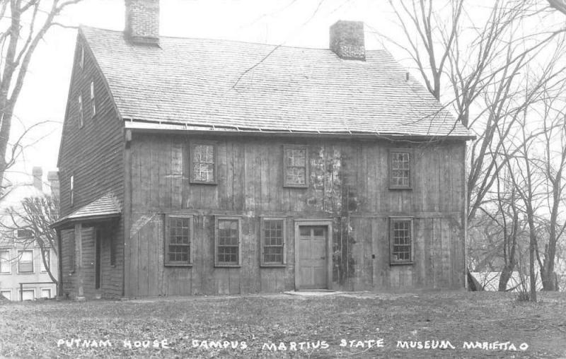 Marietta Ohio Putnam House Real Photo Antique Postcard K53303