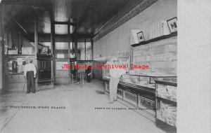 MO, West Plains, Missouri, RPPC, Post Office Interior View, Gleerup Photo