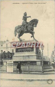 Postcard Old Orleans Joan of Arc by Foyatier Races Orleans