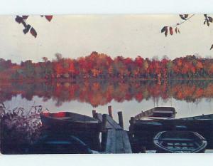 1950's BOAT DOCK Decatur - Near Portage & Kalamazoo Michigan MI hp5122