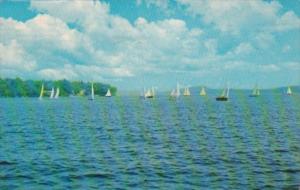 Sailing On Beautiful Lake Winnipesaukee New Hampshire 1967