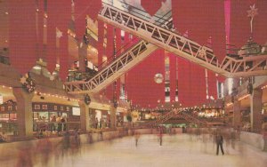 FORT WORTH, Texas, 1940-1960s; One Tandy Center Ice Skating Rink
