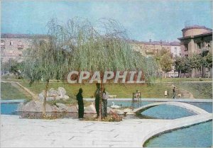 Postcard Modern Yerevan Swan Lake