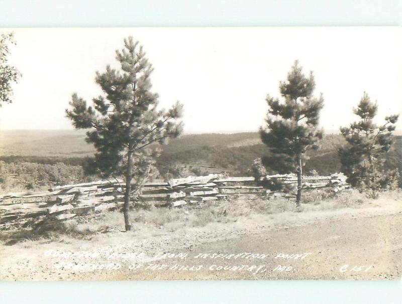 Pre-1942 rppc NICE VIEW Shepherd Of The Hills - Branson Missouri MO i6037