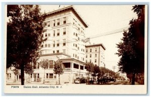 c1920's Galen Hall Hotel Sanatorium View Atlanic City NJ RPPC Photo Postcard