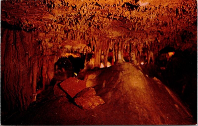 Fairyland Christmas Time Seneca Caverns Riverton WV West Virginia Postcard VTG 