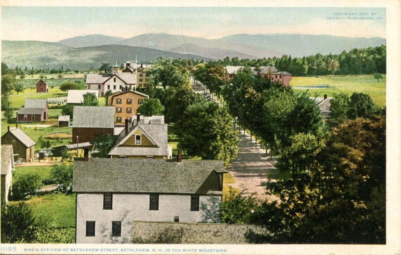 NH - Bethlehem. Bird's Eye View of Bethlehem Street