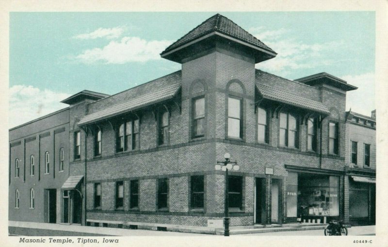 TIPTON , Iowa , 1910s ; Masonic Temple