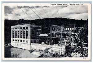 1954 Tororah Power House Exterior Building Wire Tallulah Falls Georgia Postcard 