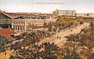 Royal Palace Madrid Spain Unused 