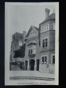 Kent CRANBROOK Town Hall & Market Place c1910 Postcard by H.Waters