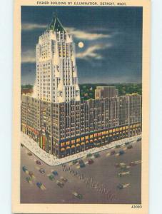 Unused Linen BUILDING Detroit Michigan MI hn8686