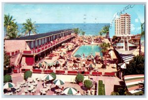 1960 Delano Collins Lincoln Road Miami Beach Florida FL Antique Vintage Postcard