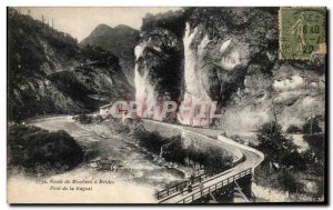 Old Postcard Moutiers in Brides Road Bridge Rageal