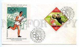 495508 1972 Hungary Olympics Munich Olympic torch relay Budapest COVER