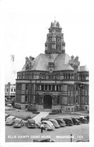 RPPC Ellis County Court House, Waxahachie, Texas ca 1940s Vintage Postcard