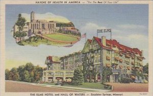 Missouri Excelsiok Springs The Elms Notel And Hall Of waters