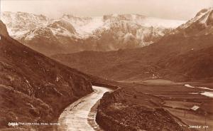 BR69217 nantfrangon pass winter  wales  judges 8492 real photo