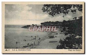 Postcard Old Noirmoutier IThe to Ladies Beach