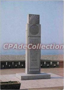 Modern Postcard Dieppe (Seine Ms) high monument on the waterfront beach of Di...