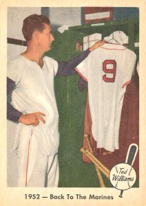 1952 Ted Williams Back To The Marines Card Number 44,