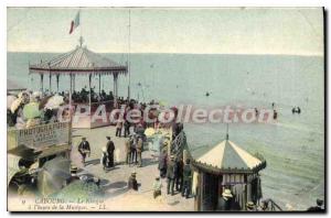 Old Postcard Cabourg Kiosk Time Music