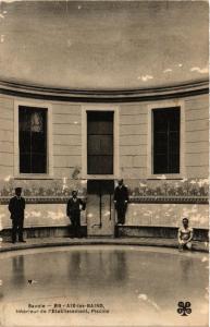 CPA AIX-les-BAINS - intérieur de l'Établ. Piscine (653505)