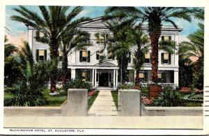 Florida St Augustine The Buckingham Hotel 1917 Curteich