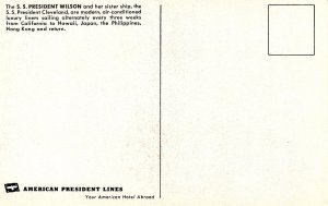 American President Lines - SS President Wilson