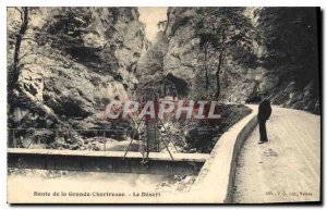 Old Postcard Route Grande Chartreuse Desert