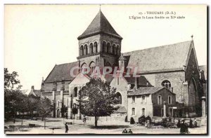 Thouars - L & # 39Eglise St Laon founded in the eleventh century - Old Postcard