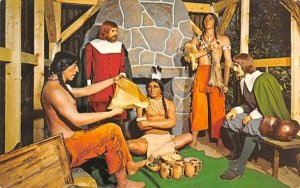 Plymouth National Wax Museum Massachusetts Postcard