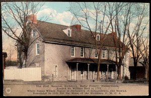 Vintage Postcard 1907-1915 The Bird Mansion, Birdsboro, Pennsylvania (PA)