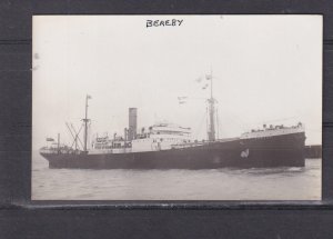 SHIP  BEREBY , ELDER DEMPSTER Co., 1918 ppc., REPRINT.