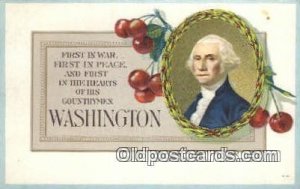 George Washington, 1st President USA Political 1915 postal used 1915