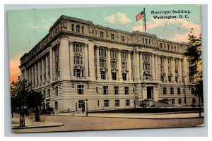 Vintage 1912 Postcard Panoramic View The Municipal Building Washington DC