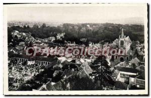 Old Postcard Montfort L'Amaury Panorama Taken Des Tours