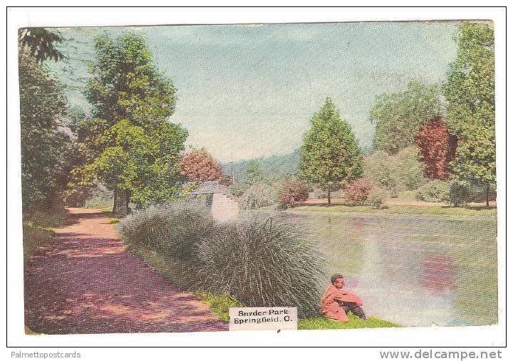 Scenic view, Snyder Park, Springfield, Ohio,  PU-1909