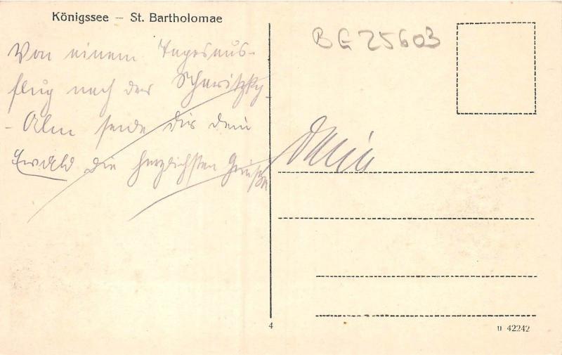 BG25603 konigssee st bartholomae  germany