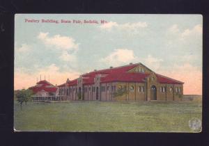 SEDALIA MO. MISSOURI STATE FAIR POULTRY BUILDING BRANSON MO VINTAGE POSTCARD