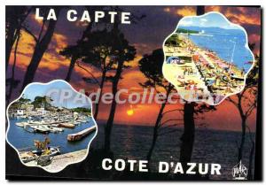 Modern Postcard La Cote D'Azur La Capte Var Harbor Beach