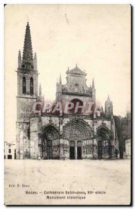 Postcard Old Bazas Cathedrale Saint Jean 12eme