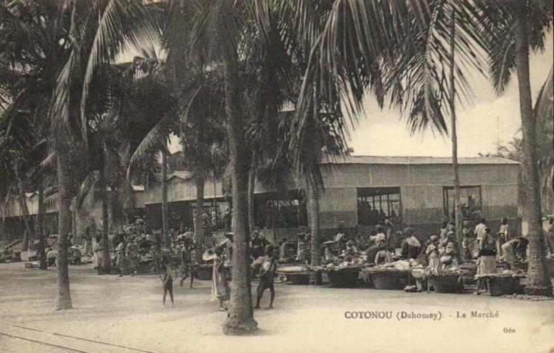 CPA Dahomey Afrique - Cotonou - Le marché (86850)